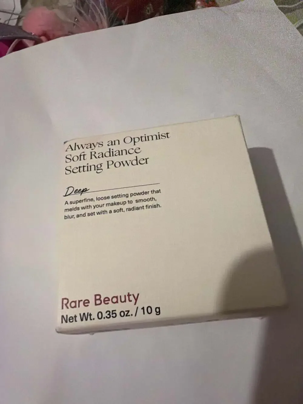 Rare Beauty Always an Optimist Soft Radiance Setting Powder in Deep - 0.35 oz